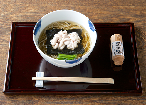 冬季限定　白子そば